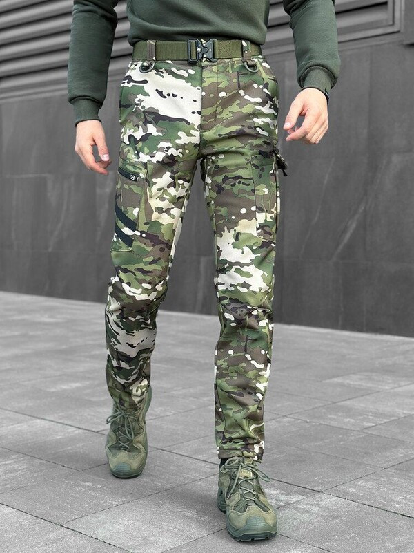 Тактичні штани-карго Pobedov Static. Колір: мультикам