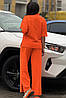 Спортивний костюм жіночий помаранчевого кольору 178350P, фото 2