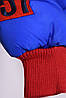 Куртка дитяча демісезон синя з червоним з написами р.110 150206P, фото 4