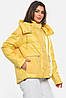 Куртка жіноча демісезонна жовтого кольору 178527P, фото 2