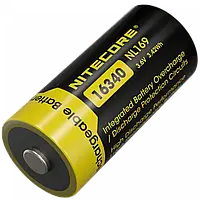 Nitecore NL169 Li-Ion CR123A 3.6V (950mAh) Аккумулятор литиевый