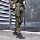 Зимові чоловічі штани Pobedov trousers Tactical кольору хакі, фото 4