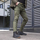 Зимові чоловічі штани Pobedov trousers Tactical кольору хакі, фото 6