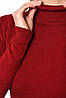 Гольф жіночий бордового кольору. р.44 176065P, фото 4