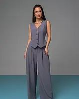 Костюми ISSA PLUS 14618 L сірий