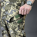 Піксельні штани-карго Pobedov Tactical Soft Waterproof, фото 7