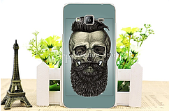 Ексклюзивні чохли для Samsung J300 Galaxy J3 - Череп з бородою