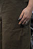 Штани карго жіночі кольору хакі 178554P, фото 3