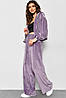 Спортивний костюм жіночий велюровий бузкового кольору Уцінка р.2 176037P, фото 2