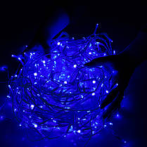 Гірлянда бахрома вулична (зовнішня) Springos 12 м 300 LED + Flash CL0318 Blue, фото 5