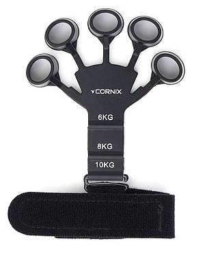 Еспандер для пальців та зап'ястя Cornix Finger Gripper 6-10 кг професійний XR-0221, фото 1