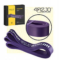 Еспандер-петля 4FIZJO Power Band 32 мм 17-26 кг резинка для фітнесу і спорту Violet (P-5907222931073), фото 4