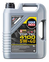 Моторное масло Liqui Moly TOP TEC 4100 5W-40, API SN, ACEA C3, 5л, арт.: 9511, Пр-во: Liqui Moly