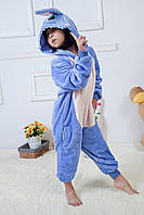 Пижама Кигуруми детская Kigurumba Стич XS - рост 95 - 105 см Синий (K0W1-0048-XS) UK, код: 1821288