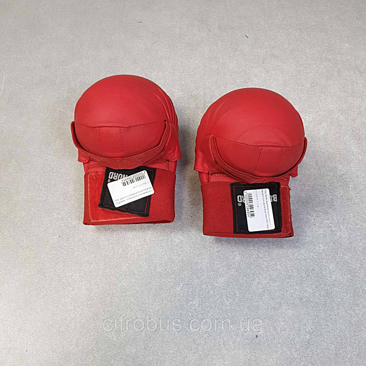 Рукавиці для боксу та єдиноборств Б/У Рукавички для карате Budo-Nord WKF Approved Red, фото 1