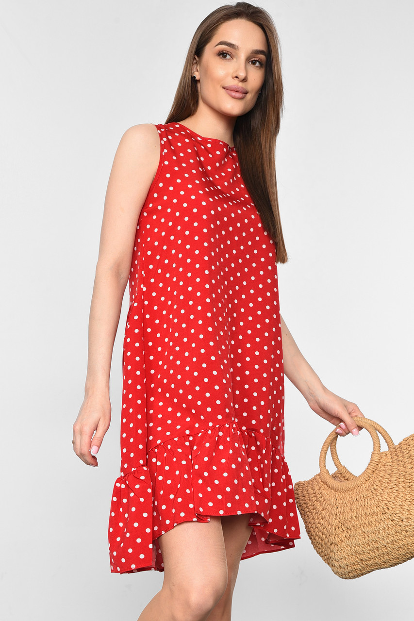 Сукня жіноча літня темно-червоного кольору р.M 178876M, фото 1