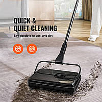 VEVOR Carpet Sweeper, ручна підлогомиюча машина, 200 мм для чищення килимів і твердих підлог, видалення шерсті домашніх тварин,