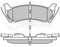 Тормозные колодки дисковые, комплект, арт.:025 231 9017/W, Пр-во: Meyle