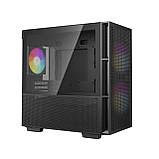 Корпус DeepCool CH360 Black (R-CH360-BKAPE3-G-1) без БЖ Black DS, фото 3