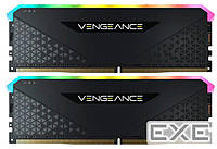 Набор памяти DDR4 2x16GB/3600 Corsair Vengeance RGB RS Black (CMG32GX4M2D3600C18)