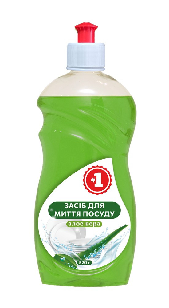 Засіб для посуду #1 520г, алое вера