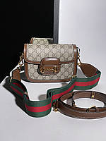 Gucci Horsebit 1955 Mini Bag 20 х 15 х 5 см женские сумочки и клатчи высокое качество