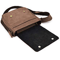 Мужская кожаная сумка через плечо RC-0002-3md TARWA коричневая высокое качество