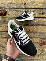 Кросівки Nike Air Zoom Pegasus (чорно-білі) хорошее качество Размер 42 (26.5 см (бирка 43))
