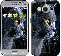 Пластиковый чехол Endorphone на Samsung Galaxy Core Prime VE G361H Красивый кот (3038c-211-26 GL, код: 1390919