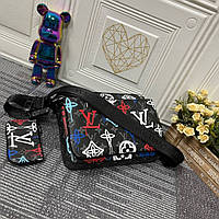 Мессенджер мультиколор Louis Vuitton Bolso Trio graffiti c766 хорошее качество