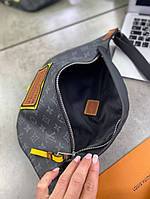 Поясная серая сумка Louis Vuitton Discovery Monogram Eclipse c593 хорошее качество