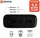 Bluetooth колонка та павербанк JBL Charge 5 (Squad) + Griffin 20000 mAh, фото 10