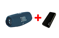 Bluetooth колонка и павербанк JBL Charge 5 (Blue) + Griffin 20000 mAh