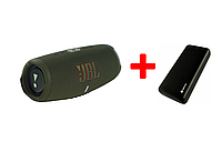 Bluetooth колонка и павербанк JBL Charge 5 (Green) + Griffin 20000 mAh