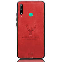Чехол Deer Case для Huawei P40 Lite E Red GL, код: 6495233
