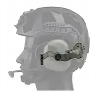 Кріплення "Чебурашка" для активних навушників на шолом чорний, універсальний адаптер для навушників хорошее