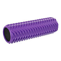 Роллер для йоги и пилатеса мфр ролл Grid Roller FI-9392 45см Фиолетовый (33508403)