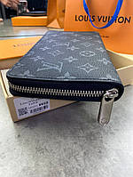 Бумажник серый Louis Vuitton Monogram k326 хорошее качество