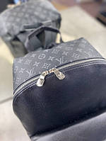 Рюкзак Louis Vuitton черный с комбинированными стилями "Taiga" и "Monogram" c311 хорошее качество
