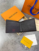 Бумажник Louis Vuitton коричневый k309 хорошее качество