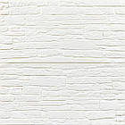 Самоклеюча 3D панель культурний камінь білий 700х600х8мм (191)  SW-00000070