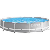 Каркасный бассейн круглый Intex Prism Frame New, 366х76 см, 6503 л (IP-172498)