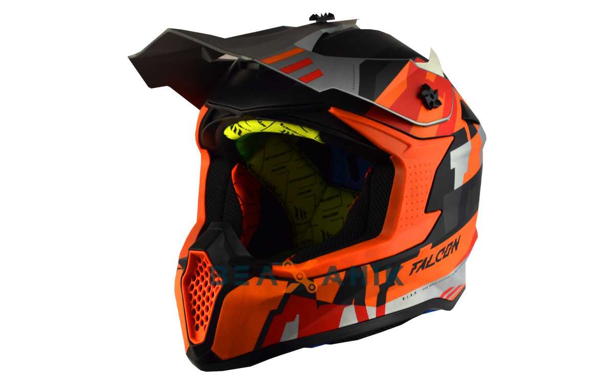 Шолом (кросовий) MT FALCON ARYA A4 Matt Orange [M]