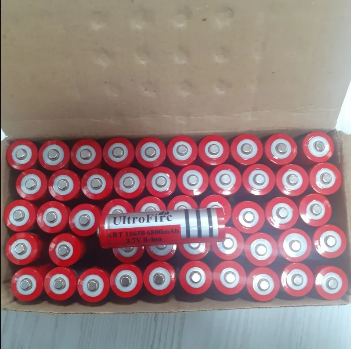 Батарейка акумуляторна UltroFirc ART 18650 6800 mAh