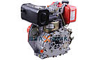 Двигун дизельний 178F ручний стартер 6 к.с. (під шліц 25 мм), фото 2