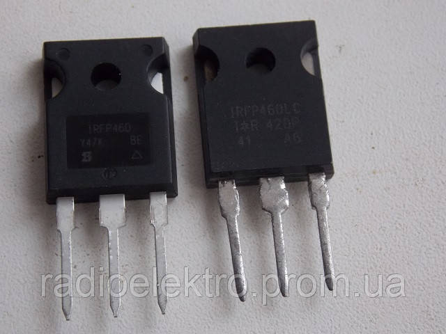 Транзистор потужний польовий IRFP460, IRFP460LC N-канал 500В 20А - фото 3 - id-p259982922