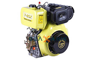 Двигун дизельний 195FE Y-BOX електростартер 13 к.с. (під шліц 25 мм)