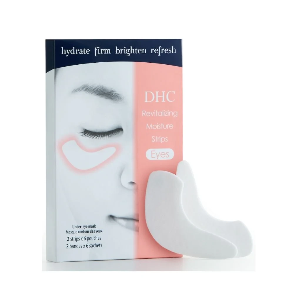 DHC Revitalizing Moisture Strips — Eyes, що відновлюють і зволожують патчі під очі (6 пар), фото 1