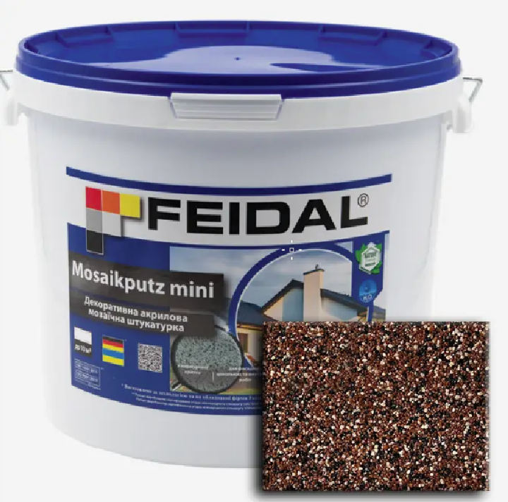 Декоративна акрилова мозаїчна штукатурка Feidal Mosaikputz mini А29 7кг