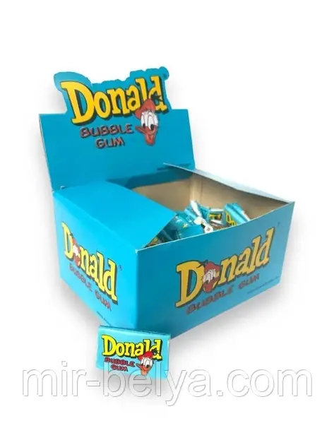 Жувальна гумка з вкладишем дональд дак дональд DONALD Тутті-фрутті